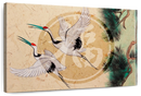 Asian Cranes Wall Art Asian Cranes Wall Art