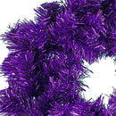 Purple Tinsel Christmas Wreaths Purple Tinsel Christmas Wreaths