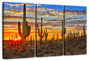 Sunset Cactus Wall Art Sunset Cactus Wall Art