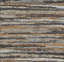 Hand Woven Leather Rag Rug Hand Woven Leather Rag Rug