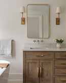 Brass Rectangle Mirror - Unlacquered Brass Mirror Brass Rectangle Mirror - Unlacquered Brass Mirror