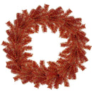 Red and Gold Tinsel Christmas Wreaths Red and Gold Tinsel Christmas Wreaths