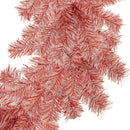 Red and White Tinsel Christmas Wreaths Red and White Tinsel Christmas Wreaths