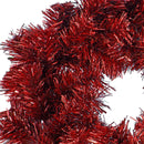Red Tinsel Christmas Wreaths Red Tinsel Christmas Wreaths