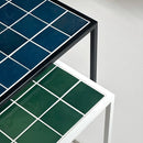 Retro Style Metal Leg Mosaic Double Coffee Table Retro Style Metal Leg Mosaic Double Coffee Table
