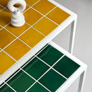 Retro Style Metal Leg Mosaic Double Coffee Table Retro Style Metal Leg Mosaic Double Coffee Table