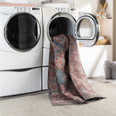 Baltinglass Rust & Blue Washable Area Rug - Clearance Baltinglass Rust & Blue Washable Area Rug - Clearance