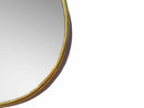 Gold Brass Circle Mirror - Unlacquered Brass Mirror Gold Brass Circle Mirror - Unlacquered Brass Mirror