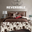 Rustic Brown Cowhide Comforter Set Rustic Brown Cowhide Comforter Set