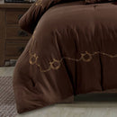 Rustic Brown Cowhide Comforter Set Rustic Brown Cowhide Comforter Set
