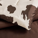 Rustic Brown Cowhide Comforter Set Rustic Brown Cowhide Comforter Set
