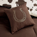 Rustic Brown Cowhide Comforter Set Rustic Brown Cowhide Comforter Set
