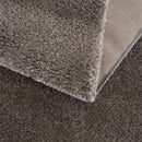 Heavenly Solid Gray Plush Area Rug Heavenly Solid Gray Plush Area Rug