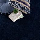 Heavenly Solid Navy Blue Shag Rug - Clearance Heavenly Solid Navy Blue Shag Rug - Clearance