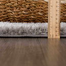 Heavenly Solid Light Gray Plush Rug - Clearance Heavenly Solid Light Gray Plush Rug - Clearance