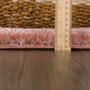 Heavenly Solid Pink Plush Rug - Clearance Heavenly Solid Pink Plush Rug - Clearance