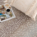 Pointblank Tan Leopard Print Rug Pointblank Tan Leopard Print Rug