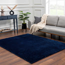 Heavenly Solid Navy Blue Shag Rug - Clearance Heavenly Solid Navy Blue Shag Rug - Clearance