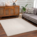 Heavenly Solid Beige Plush Rug Heavenly Solid Beige Plush Rug