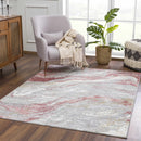Lively Marble Pink Area Rug Lively Marble Pink Area Rug