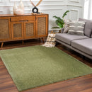 Heavenly Solid Green Plush Rug - Clearance Heavenly Solid Green Plush Rug - Clearance
