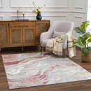 Lively Marble Pink Area Rug Lively Marble Pink Area Rug