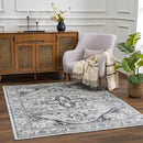Liverpool Gray & Blue Area Rug - Clearance Liverpool Gray & Blue Area Rug - Clearance