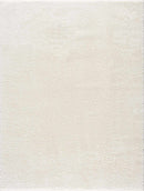 Heavenly Solid Cream Plush Rug Heavenly Solid Cream Plush Rug