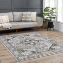 Liverpool Dark Gray Area Rug - Clearance Liverpool Dark Gray Area Rug - Clearance