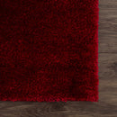 Heavenly Solid Red Plush Rug - Clearance Heavenly Solid Red Plush Rug - Clearance
