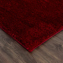 Heavenly Solid Red Plush Rug - Clearance Heavenly Solid Red Plush Rug - Clearance