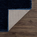 Heavenly Solid Navy Blue Shag Rug - Clearance Heavenly Solid Navy Blue Shag Rug - Clearance