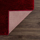 Heavenly Solid Red Plush Rug - Clearance Heavenly Solid Red Plush Rug - Clearance