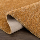 Heavenly Solid Mustard Plush Rug - Clearance Heavenly Solid Mustard Plush Rug - Clearance