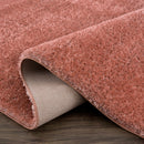 Heavenly Solid Pink Plush Rug - Clearance Heavenly Solid Pink Plush Rug - Clearance