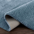 Heavenly Solid Blue Plush Rug - Clearance Heavenly Solid Blue Plush Rug - Clearance