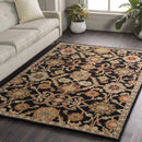 Salix Hand Tufted Black Wool Rug Salix Hand Tufted Black Wool Rug