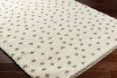 Chaia Dotted Cream & Gray Plush Rug Chaia Dotted Cream & Gray Plush Rug