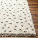 Chaia Dotted Cream & Gray Plush Rug Chaia Dotted Cream & Gray Plush Rug