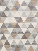 Sells Gray&Brown Triangles Area Carpet Sells Gray&Brown Triangles Area Carpet