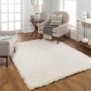 Siari Solid Cream Plush Rug Siari Solid Cream Plush Rug
