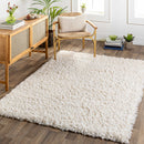 Siari Solid Cream Plush Rug Siari Solid Cream Plush Rug