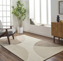 Cassiopeia Dark Brown & Beige Area Rug Cassiopeia Dark Brown & Beige Area Rug