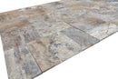 Silver Mini Pattern Set Travertine Tile Silver Mini Pattern Set Travertine Tile