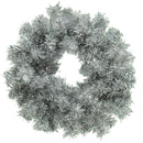 Silver Tinsel Christmas Wreaths Silver Tinsel Christmas Wreaths