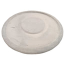 Silver Travertine Vein-cut Round Honed 2" Tabletop Coffee Table (D)36" (H)16" Silver Travertine Vein-cut Round Honed 2" Tabletop Coffee Table (D)36" (H)16"
