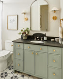 Arched Brass Mirror - Arch Unlacquered Brass Mirror Arched Brass Mirror - Arch Unlacquered Brass Mirror