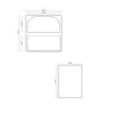 Thoosa Travertine Nightstand Thoosa Travertine Nightstand