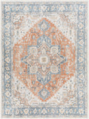 Ezri Rust Washable Area Rug Ezri Rust Washable Area Rug