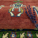 Afya Floral Patterned Hand-woven Rug 206x357 Cm Afya Floral Patterned Hand-woven Rug 206x357 Cm